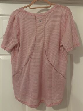 Lululemon Pink Short Sleeve Shirt